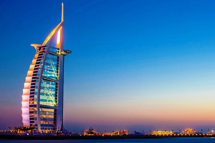 Experience Dubai’s stunning skyline with iconic landmarks like the Burj Al Arab showcasing a blend of rich heritage and modern architecture perfect for unforgettable sightseeing moments.